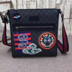 Replica Gucci 474137 Night Courrier GG Supreme messenger Bags