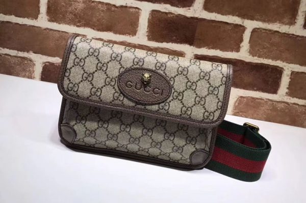 Replica Gucci 489617-w1 Totem GG Supreme messenger Bags Brown