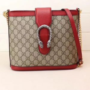 Replica Gucci 499622 Dionysus medium GG bucket bags Red