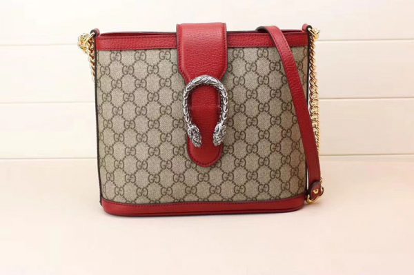 Replica Gucci 499622 Dionysus medium GG bucket bags Red