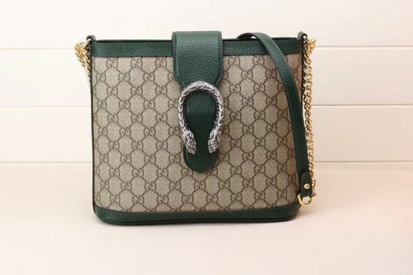 Replica Gucci 499622 Dionysus medium GG bucket bags Green