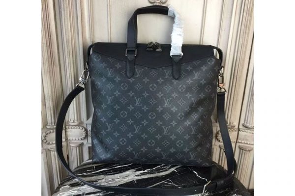 Replica Louis Vuitton M40567 Tote Explorer Monogram Eclipse Canvas Bags