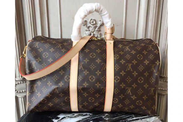 Replica Louis Vuitton M41418 Keepall Bandouliere 45 Monogram Canvas Travelling Bags