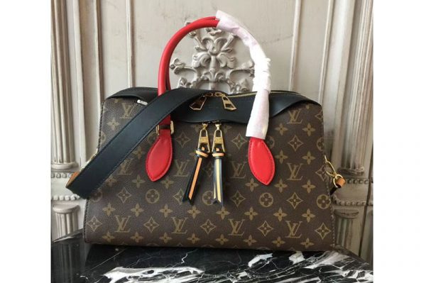 Replica Louis Vuitton M41454 Tuileries Monogram Canvas Bags Black