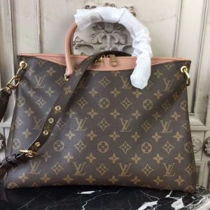 Replica Louis Vuitton M43400 Pallas Monogram Canvas Bags Rose poudre