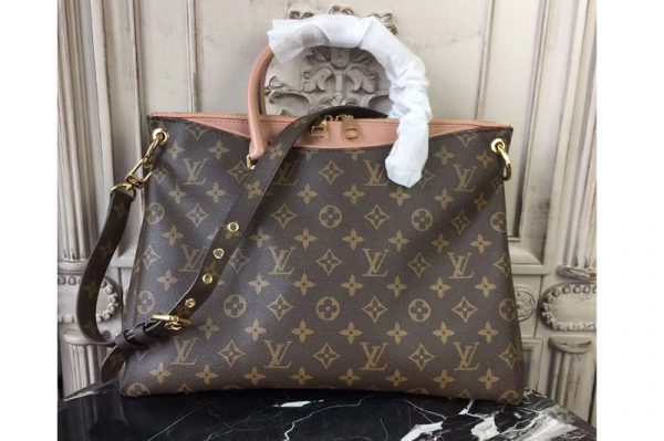 Replica Louis Vuitton M43400 Pallas Monogram Canvas Bags Rose poudre