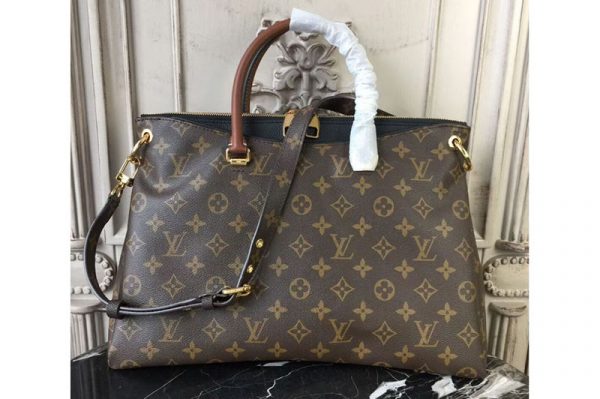 Replica Louis Vuitton M43400 Pallas Monogram Canvas Bags Black