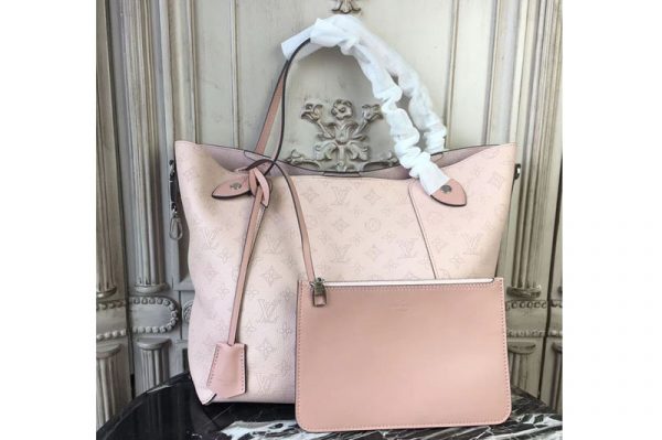 Replica Louis Vuitton M53140 Hina MM Mahina Leather Bags Pink