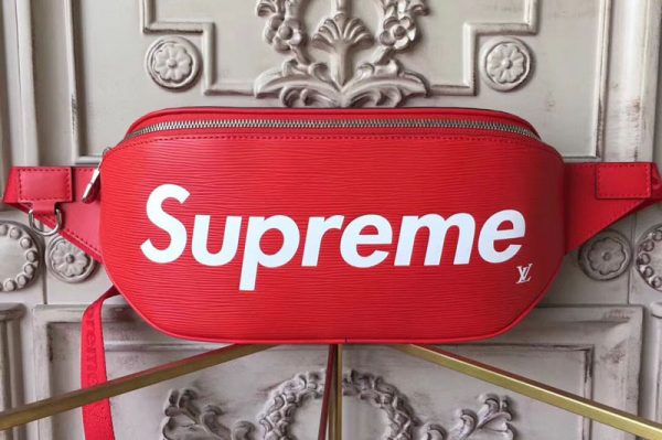 Replica Louis Vuitton M54319 Epi Leather Supreme X Belt Bag Red