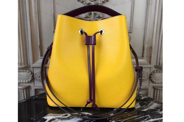 Replica Louis Vuitton M54369 Neonoe Epi Leather Bags Yellow