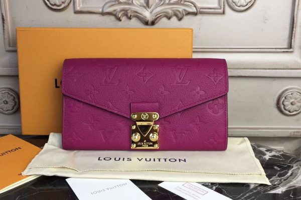 Replica Louis Vuitton M62459 Monogram Empreinte Metis Wallet Freesia