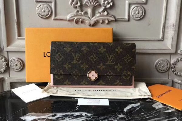 Replica Louis Vuitton M64586 Flore Monogram Canvas Wallet