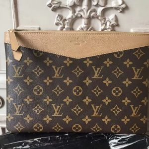 Replica Louis Vuitton M64591 Daily Pouch Monogram Canvas Bags Sesame