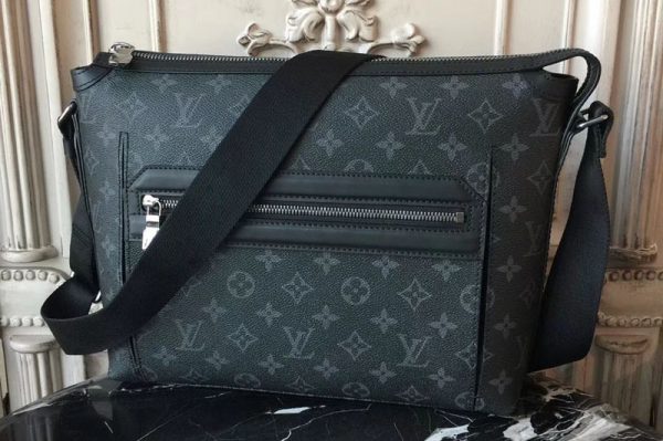 Replica Louis Vuitton M44223 Odyssey Messenger PM Monogram Eclipse Canvas Bags