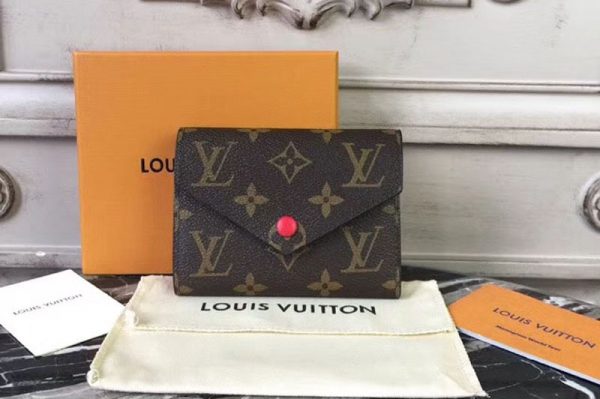 Replica Louis Vuitton M41938 Monogram Canvas Victorine Wallet Fuchsia