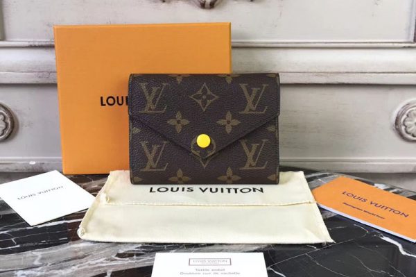 Replica Louis Vuitton M41938 Monogram Canvas Victorine Wallet Lemon