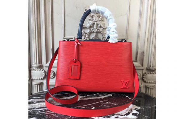 Replica Louis Vuitton M51333 Kleber PM Epi Leather Bags Red