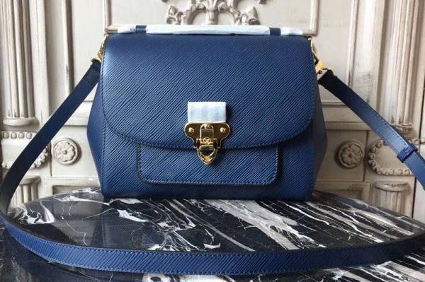 Replica Louis Vuitton M53339 Boccador Epi Leather Bags Blue