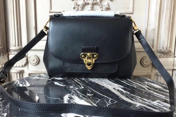 Replica Louis Vuitton M53339 Boccador Epi Leather Bags Black