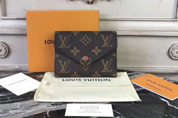 Replica Louis Vuitton M62472 Monogram Canvas Victorine Wallet Brown