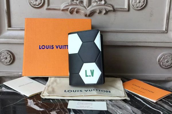 Replica Louis Vuitton M63226 Fifa World Cup Epi Leather Wallets Black