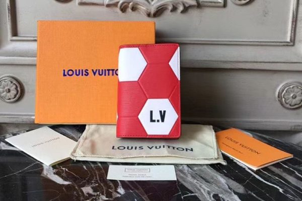 Replica Louis Vuitton M63226 Fifa World Cup 2018 Epi Leather Wallets Red