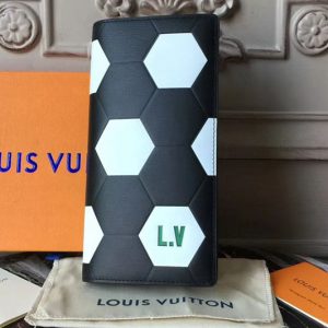 Replica Louis Vuitton M63230 Fifa World Cup 2018 Epi Leather Wallets Black