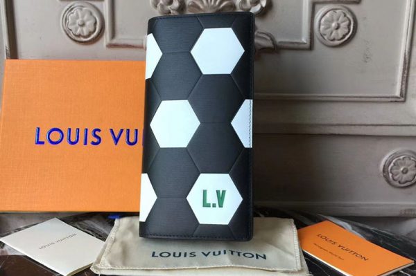 Replica Louis Vuitton M63230 Fifa World Cup 2018 Epi Leather Wallets Black