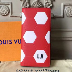 Replica Louis Vuitton M63230 Fifa World Cup 2018 Epi Leather Wallets Red