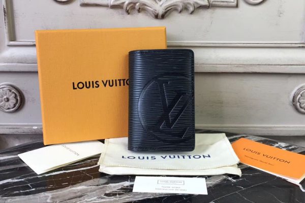 Replica Louis Vuitton M63516 Epi Leather Pocket Organizer Black