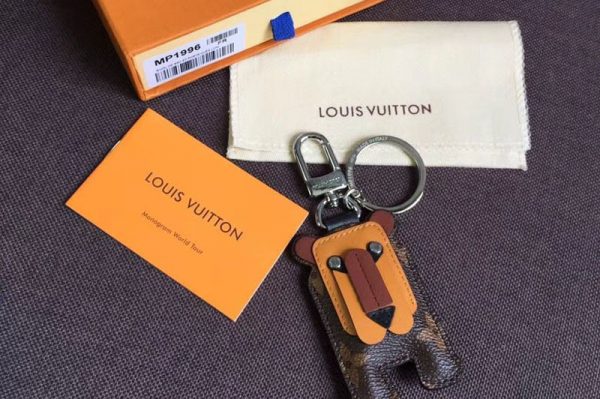 Replica Louis Vuitton MP1996 Tiger Bag Charm and Key Holder Monogram canvas