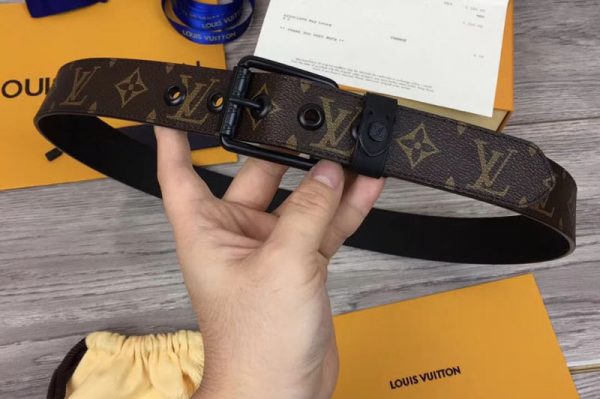 Replica Louis Vuitton M0043T Voyager 35mm belt Monogram Canvas