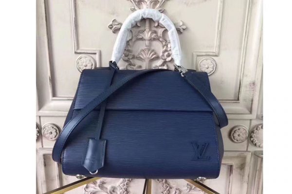 Replica Louis Vuitton M41299 LV Cluny MM Bags Epi Leather Blue