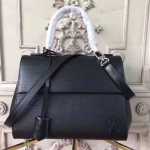 Replica Louis Vuitton M41302 Epi Leather Cluny MM Bags Black