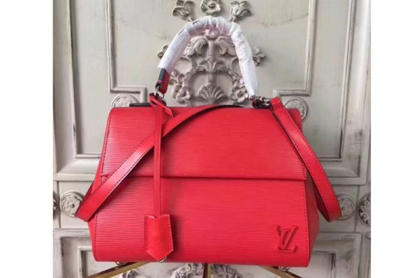 Replica Louis Vuitton M41333 LV Cluny MM Bags Epi Leather Red