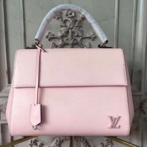 Replica Louis Vuitton M41338 LV Cluny BB Bags Epi Leather Pink