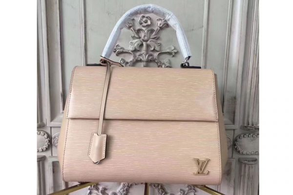 Replica Louis Vuitton M41312 LV Cluny BB Bags Epi Leather Beige