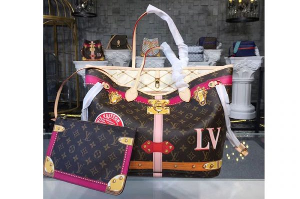 Replica Louis Vuitton M41390 LV Neverfull MM Bags Monogram Canvas