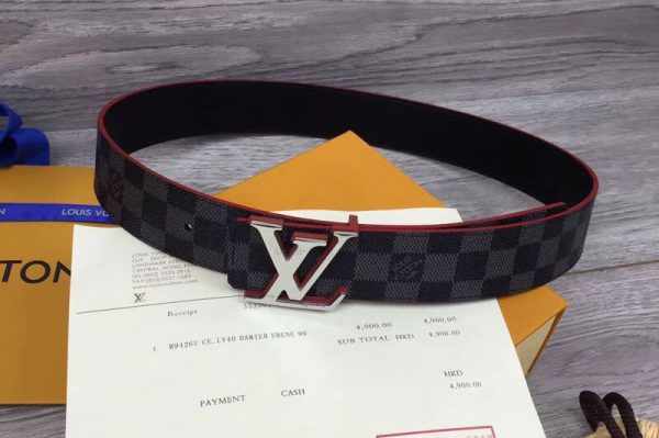 Replica Louis Vuitton LV Initiales 40mm Reversible Mens Belts M9426U Red