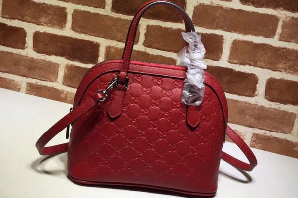 Replica Gucci 341504 Calfskin Leather Small Tote Bags Red