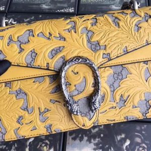 Replica Gucci 400249 Dionysus Arabesque Shoulder Bags Yellow