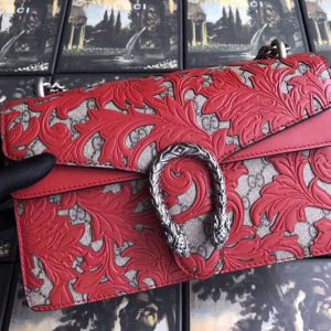 Replica Gucci 400249 Dionysus Arabesque Shoulder Bags Red