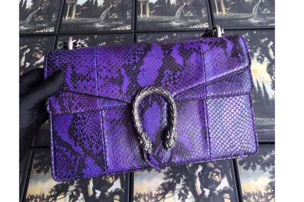 Replica Gucci 400249 Dionysus Python Shoulder Bag Purple