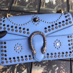 Replica Gucci Dionysus Studded Shoulder Bag 400249 Blue