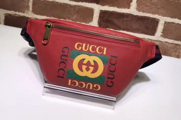 Replica Gucci Coco Capitan Vintage Logo Belt Bag 493869 Red