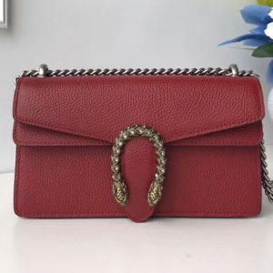 Replica Gucci Dionysus Leather Shoulder Bag 499623 red