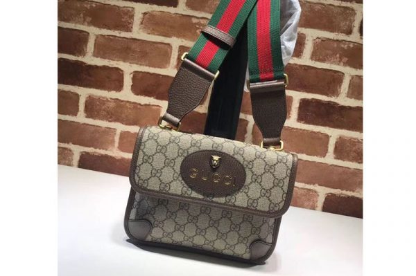 Replica Gucci 501050 GG Supreme small messenger bags Coffee