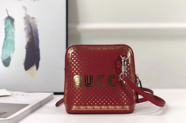 Replica Gucci 511189 Guccy Mini Shoulder Bag Red