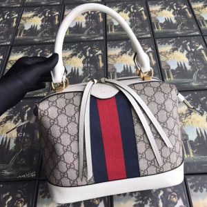 Replica Gucci GG canvas top quality tote bag 523433 red