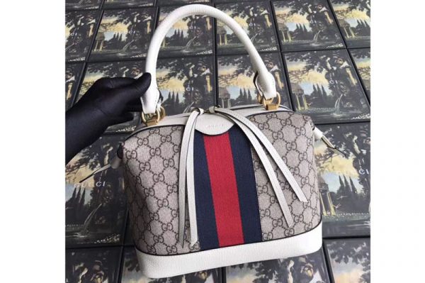 Replica Gucci GG canvas top quality tote bag 523433 red